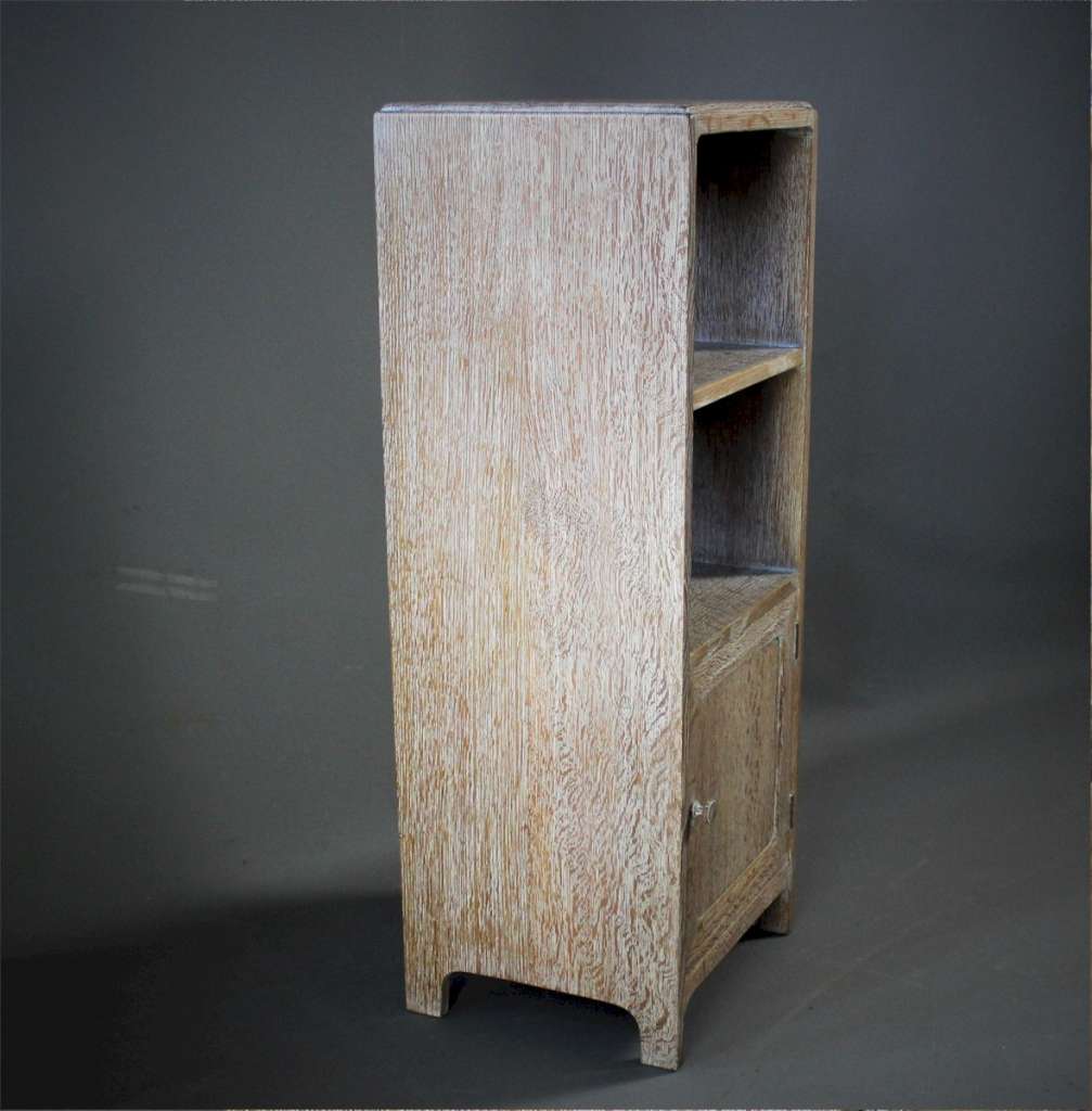 Heals limed oak bedside cabinet.