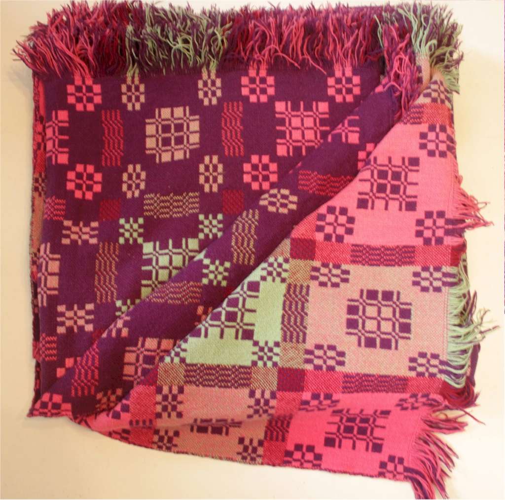 Vintage Welsh Blanket by Holytex.