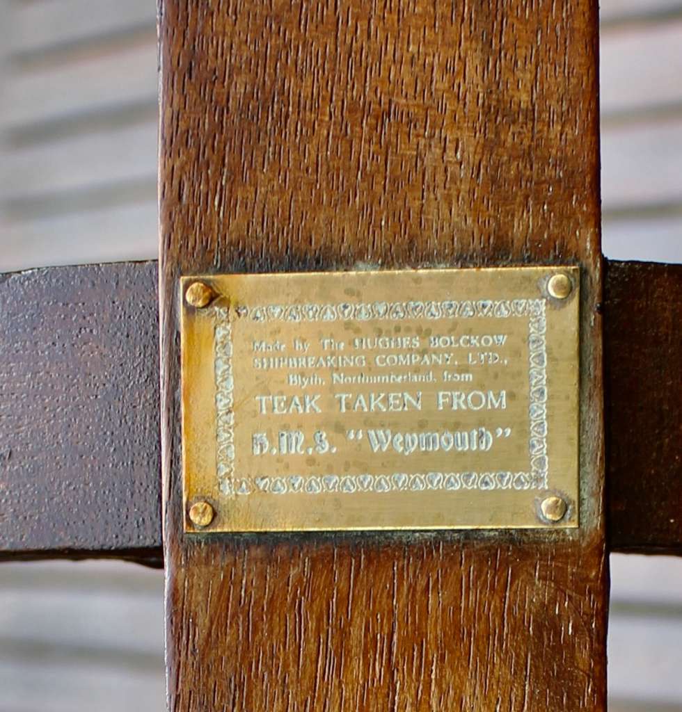 Hughes Bolckow Teak Cube garden set for Heals