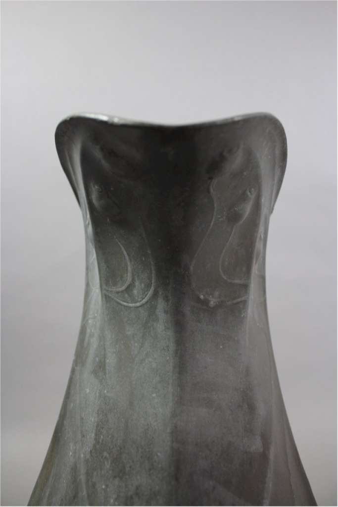 Arts and Crafts / Nouveau Kayserzinn pewter jug. c1900