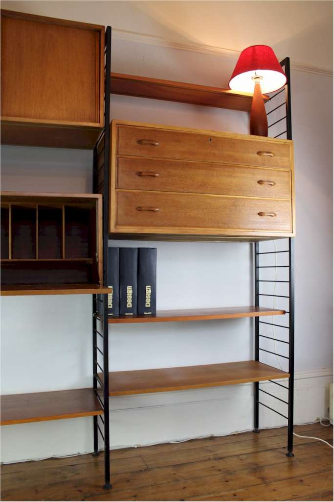 Staples Ladderax Teak Shelving system Latest Stock Art Furniture
