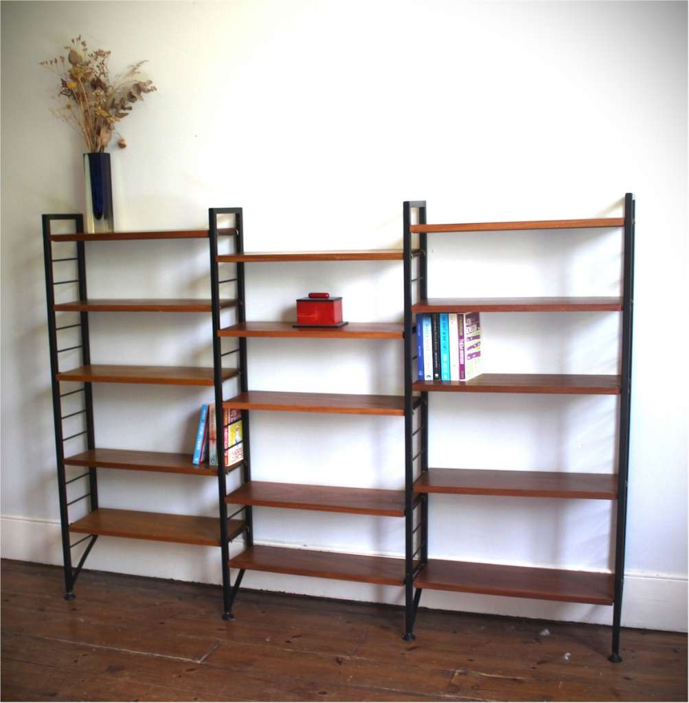 Ladderax 3 bay narrow shelving unit