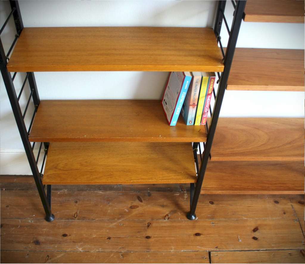 Ladderax 3 bay narrow shelving unit