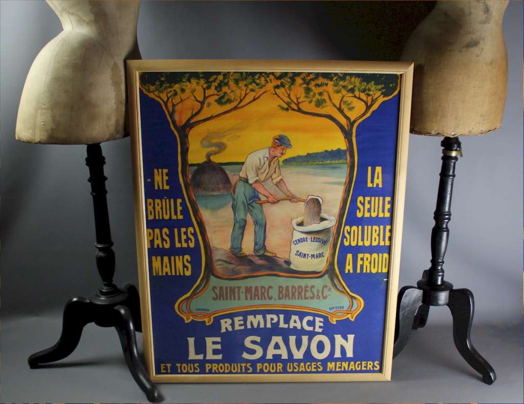 Advertising poster Cendres de Lessive St-Marc