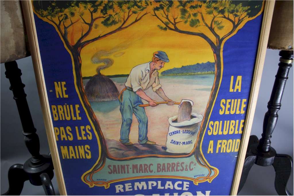 Advertising poster Cendres de Lessive St-Marc