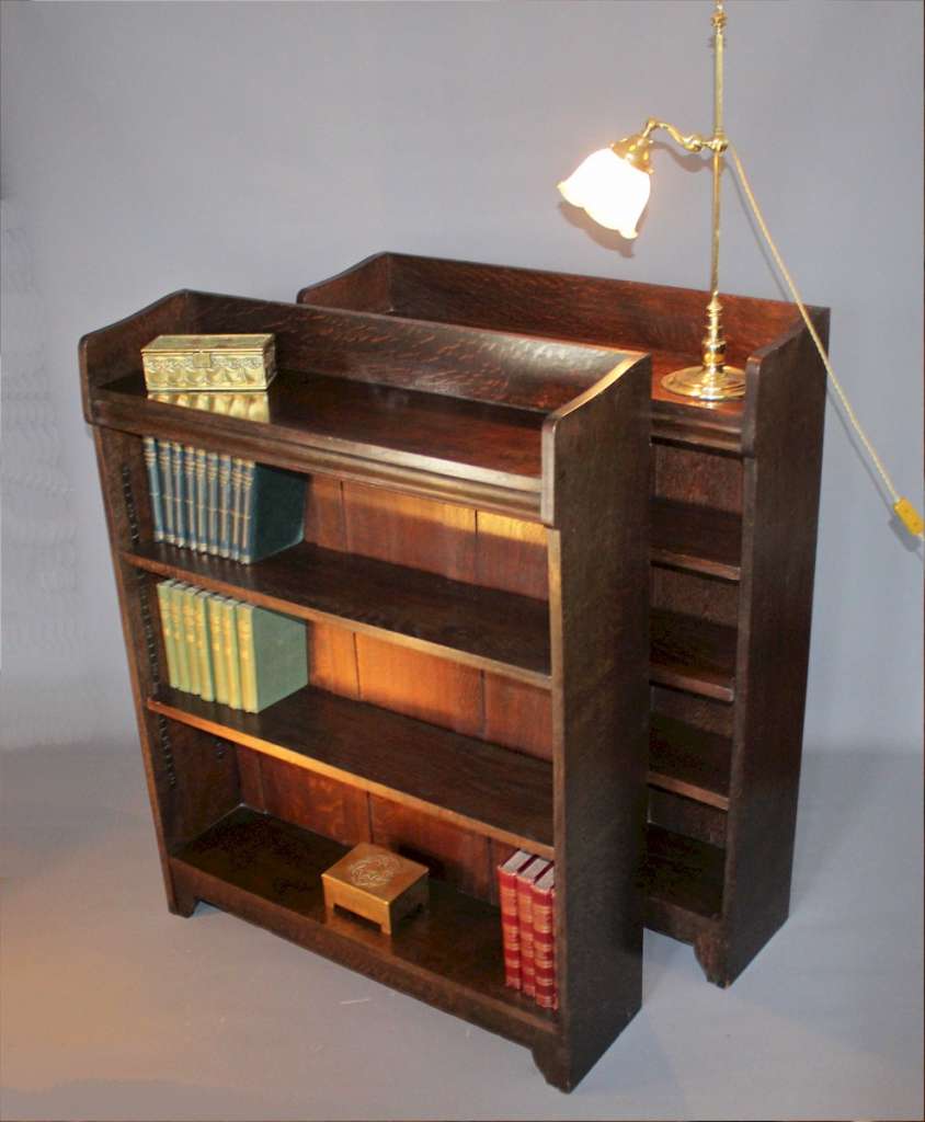 Oak Liberty & Co arts and crafts bookcase c1900