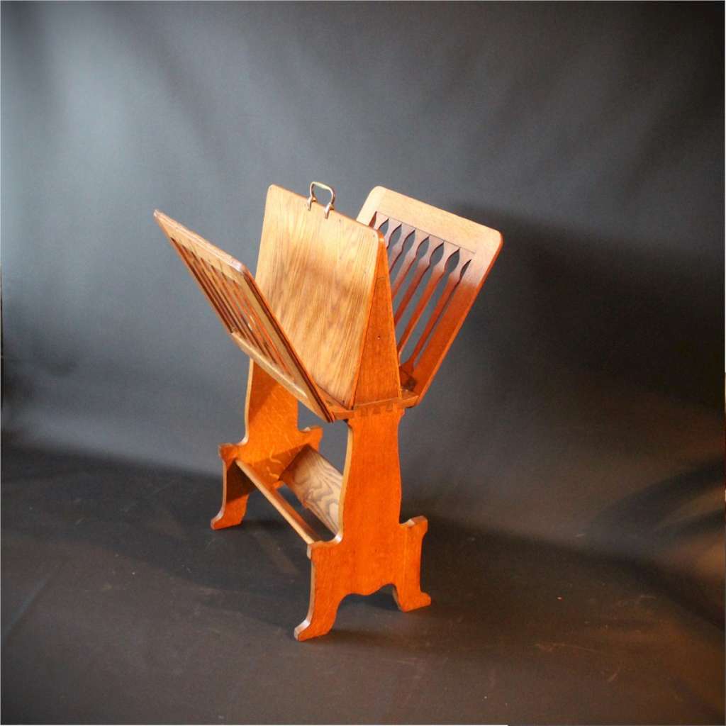 Arts and Crafts Folio stand by Liberty & Co