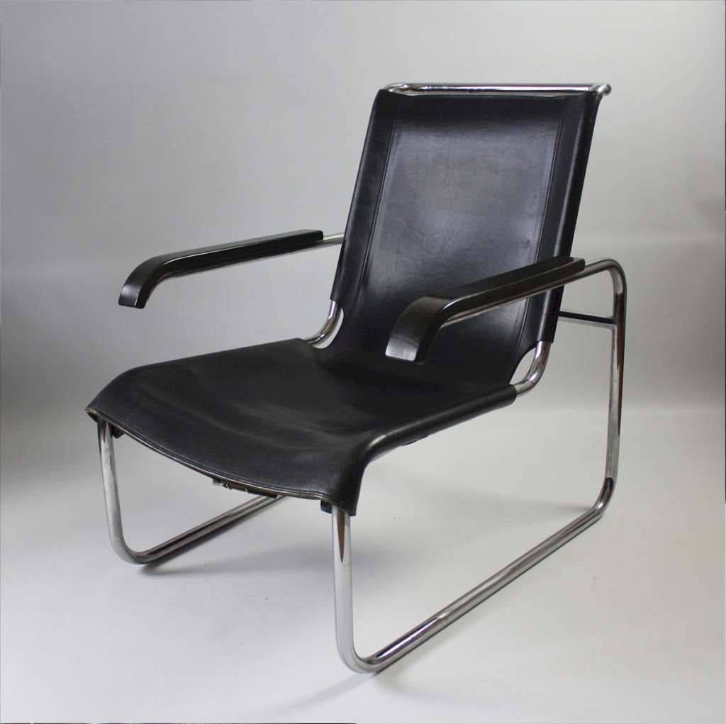 Bauhaus Model B35 Lounge Chair by Marcel Breuer for Thonet