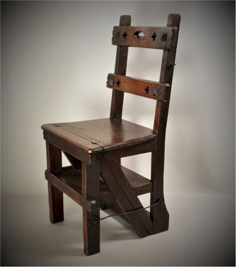 Metamorphic library chair / steps