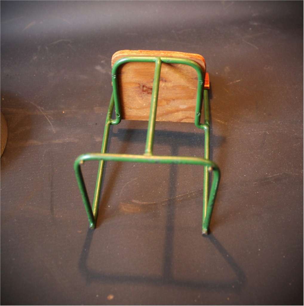Modernist apprentice steel chair