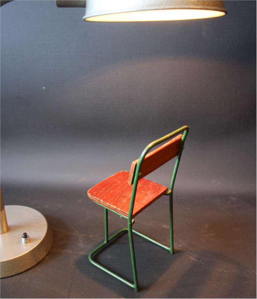Modernist apprentice steel chair