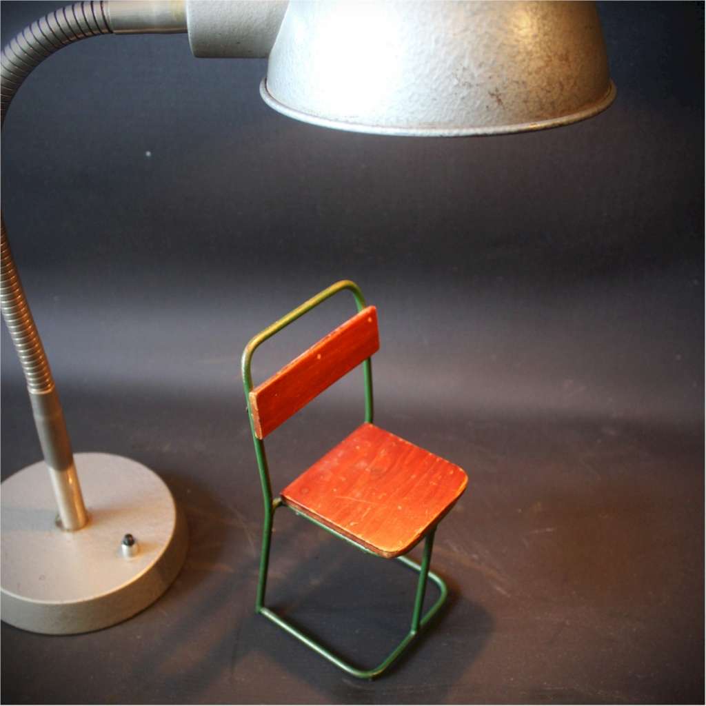 Modernist apprentice steel chair