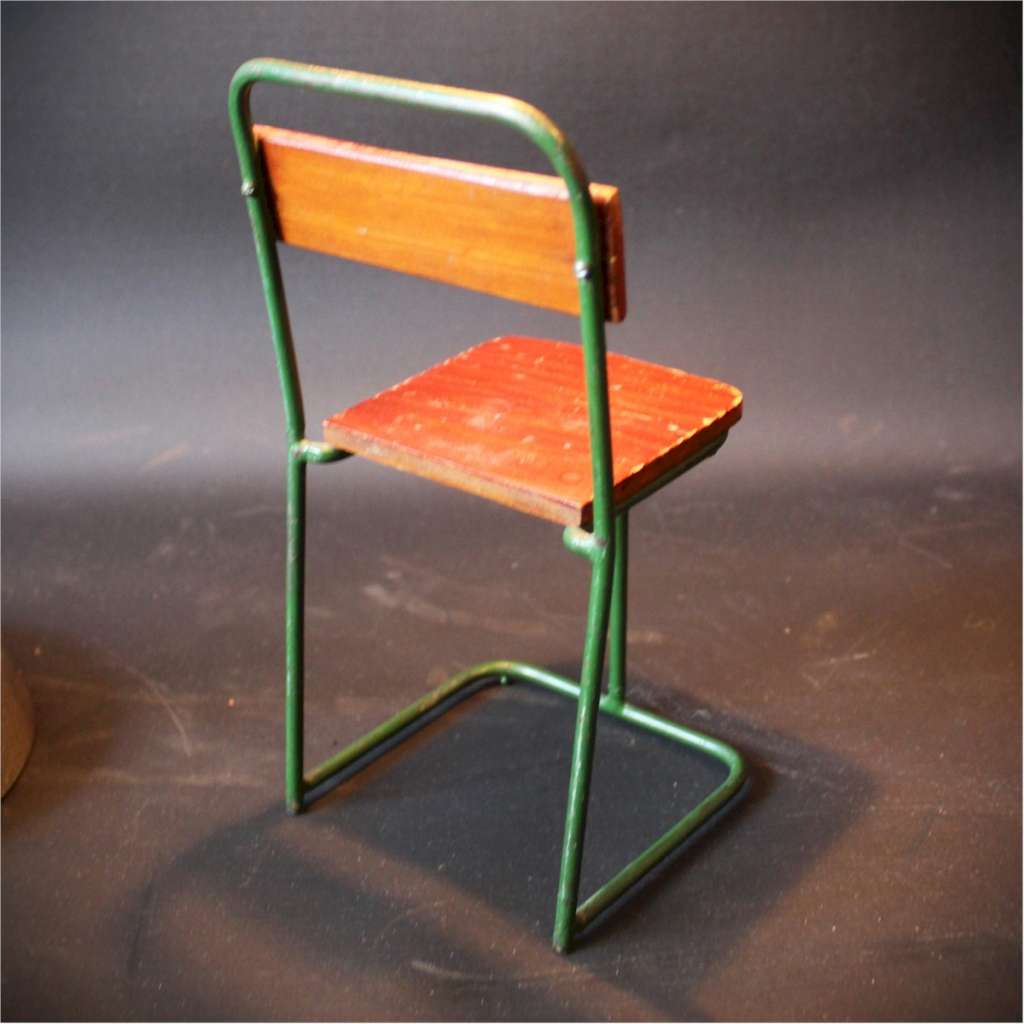 Modernist apprentice steel chair