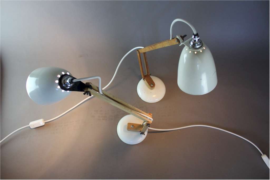 Retro pair of Maclamps by Terence Conran 1970's