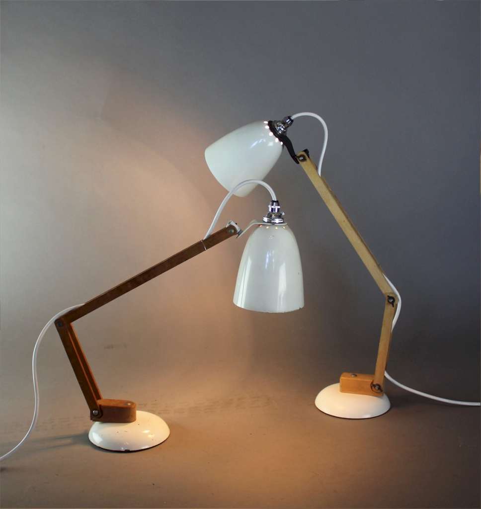Retro pair of Maclamps by Terence Conran 1970's