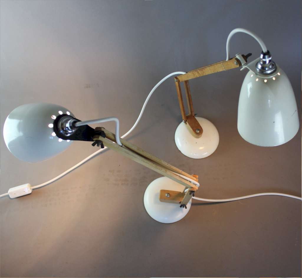 Retro pair of Maclamps by Terence Conran 1970's