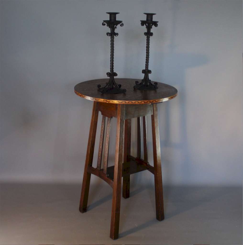 Pair of twisted iron candlesticks METALWARE Art Furniture
