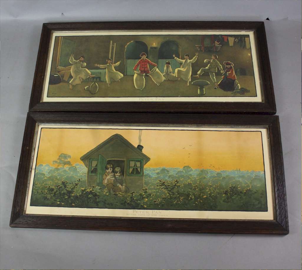 Peter Pan pillow dance by arts and crafts artist John Hassall