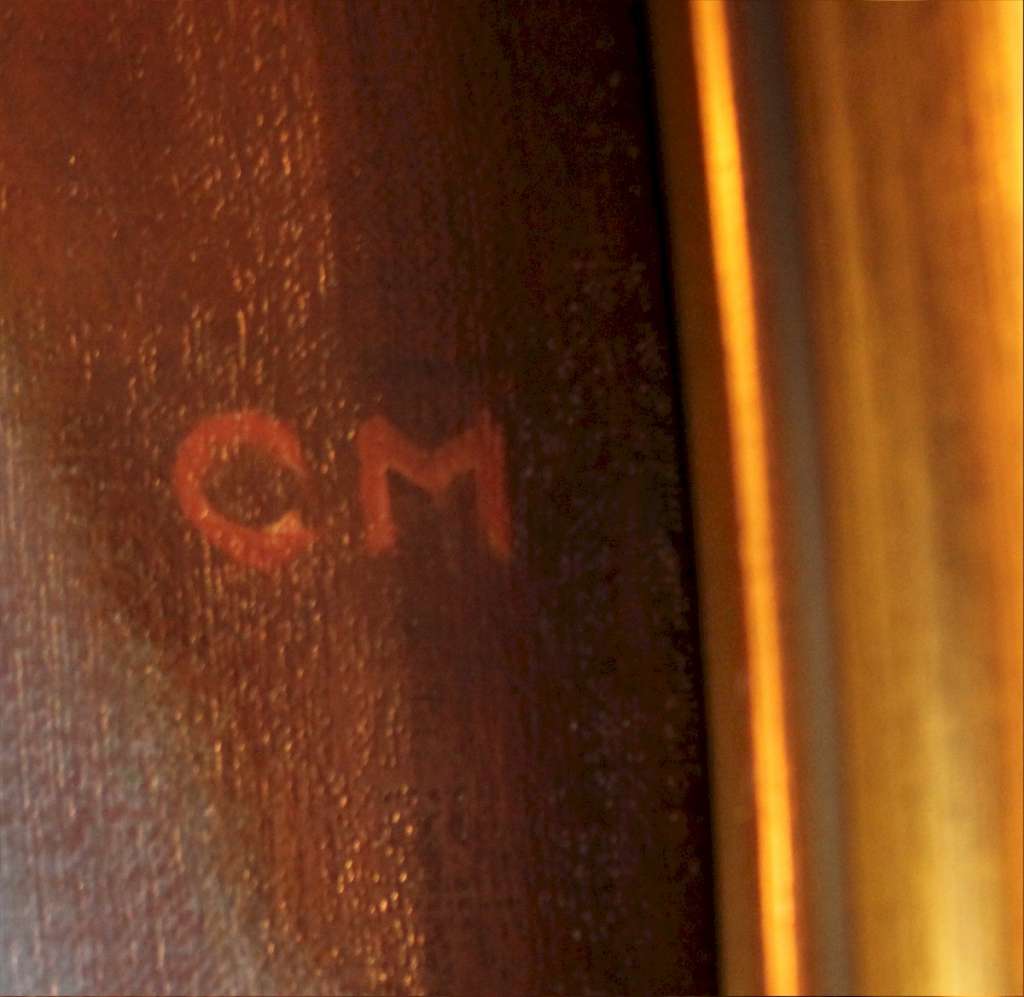 Oil on canvas Portrait of a man