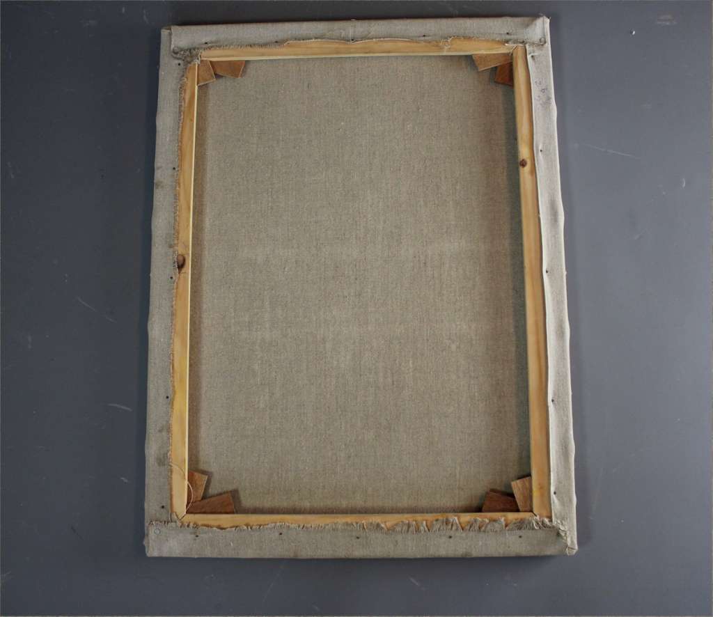 Oil on canvas Portrait of a man