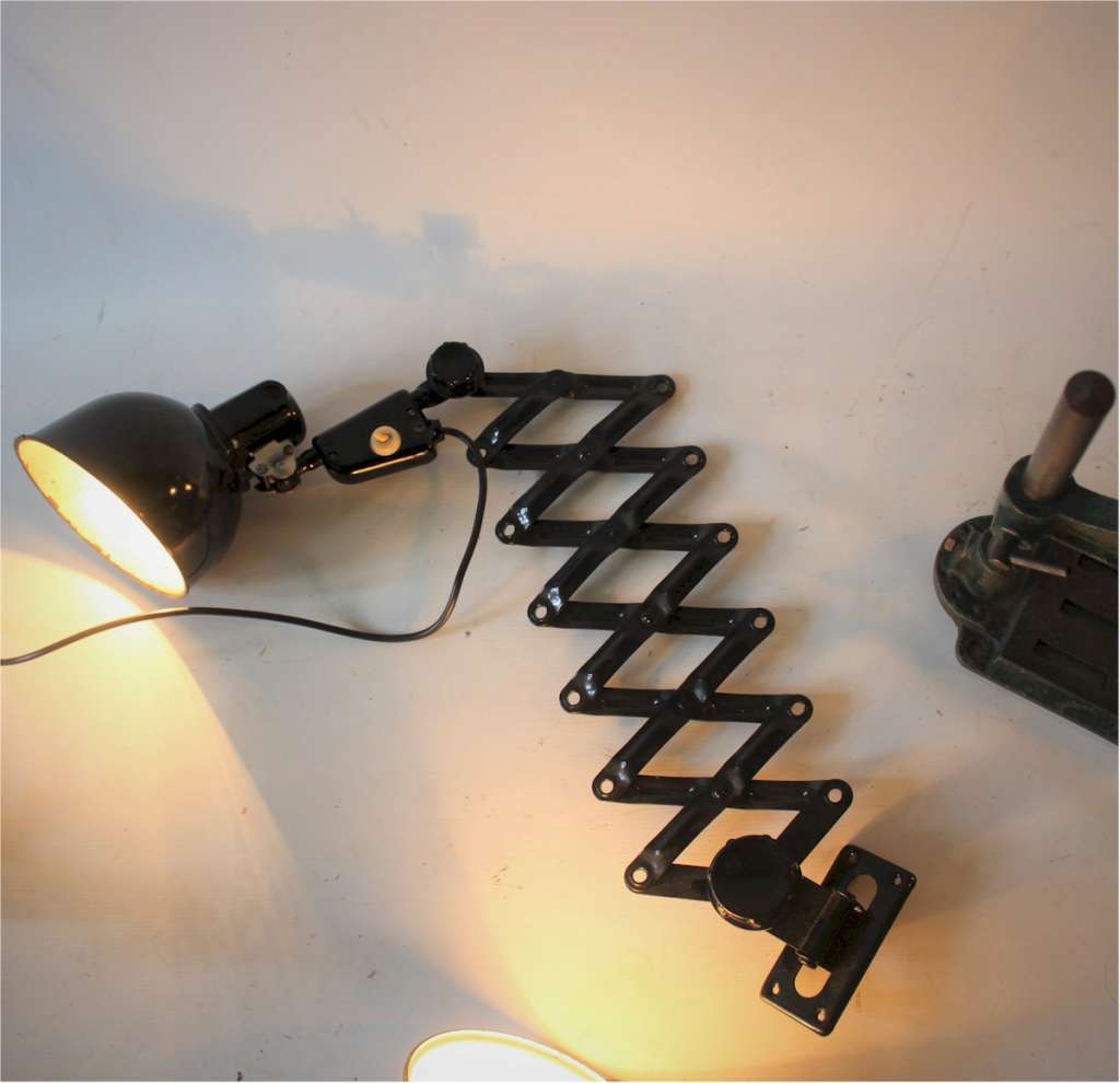 Bauhaus German Scissor Wall Lamp From Reif Dresden