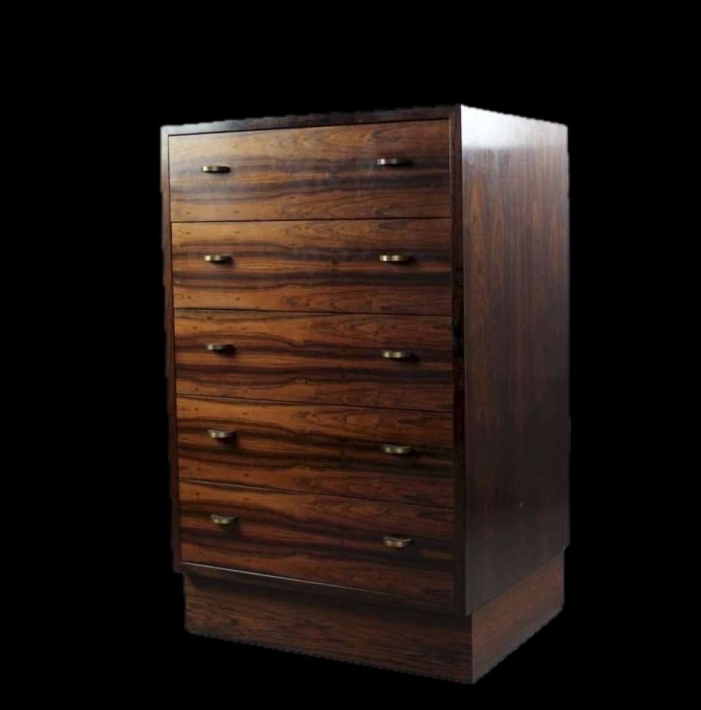 Rosewood chest of drawers for Mellemstrands Norway c1960's