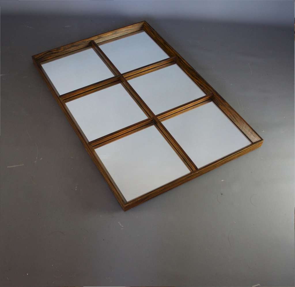 Mid Century sectional mirror by Rowley Galllery