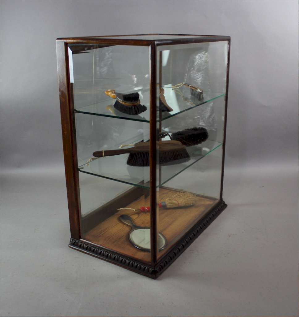 Victorian mahogany framed shop display Shop fittings Art