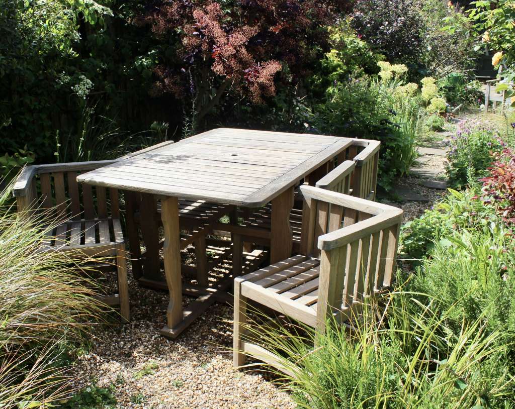 Rare six seater garden set for Heals c1930's