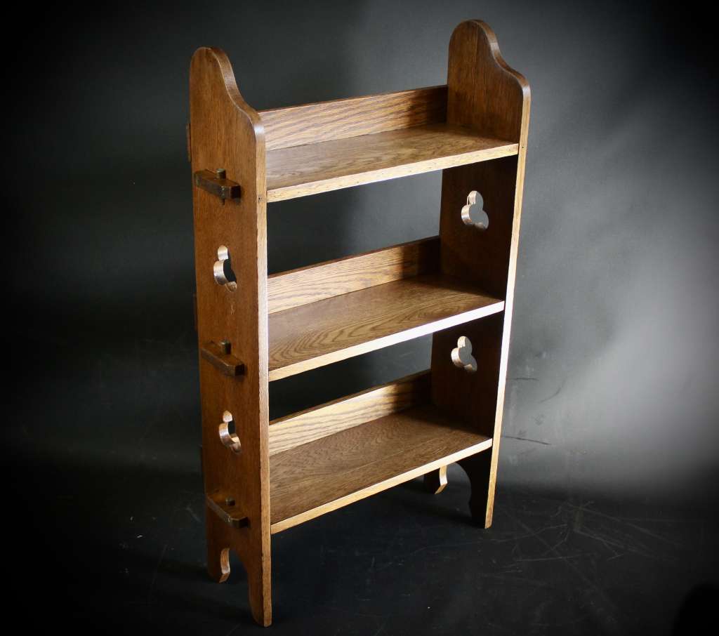  Arts & Crafts Sedley oak bookshelf Liberty & Co