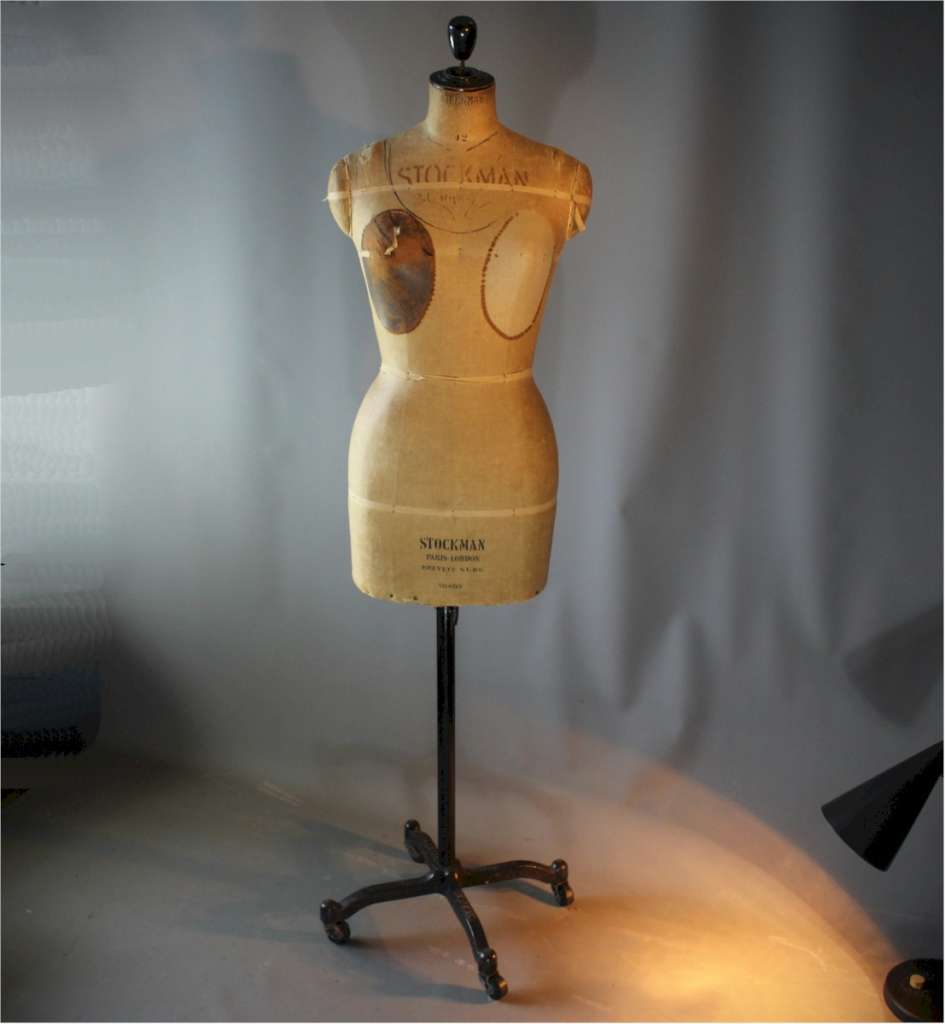 Antique dressmakers mannequin dummy by Stockman