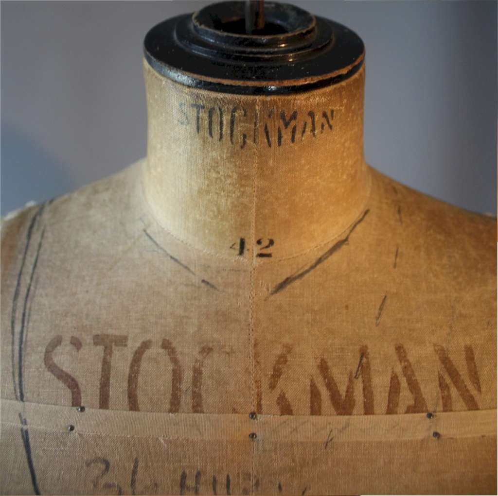 Antique dressmakers mannequin dummy by Stockman