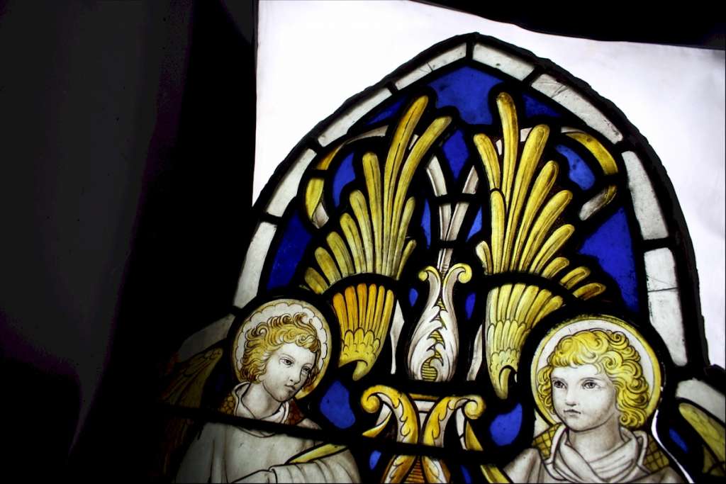 Victorian Church leaded glass St Salome