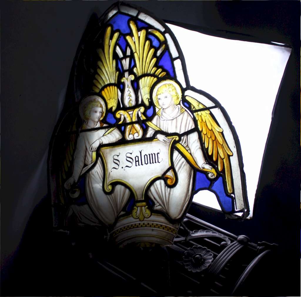 Victorian Church leaded glass St Salome