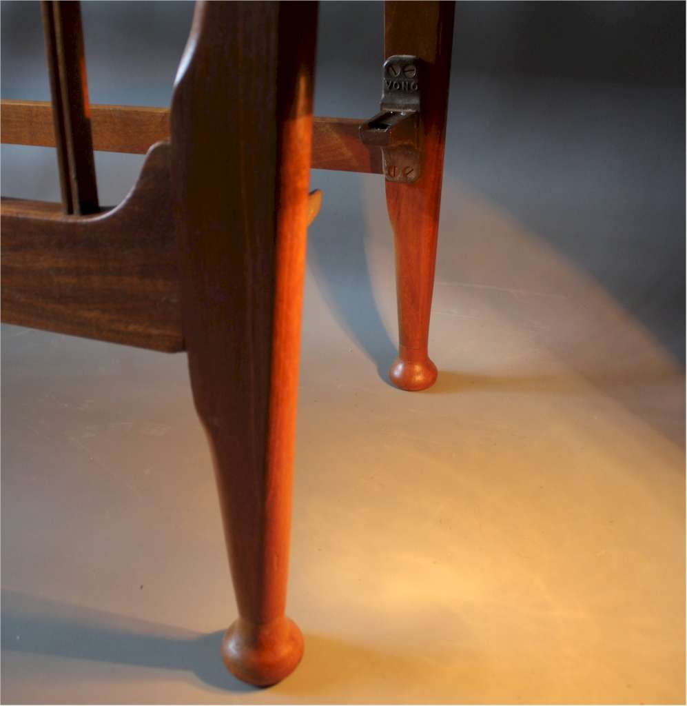 Mid-Century Teak double bedhead and footboard