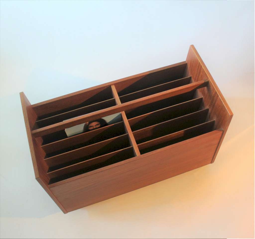 Magazine Rack in Teak by Rolf Hesland for Bruksbo Norway 1960s.