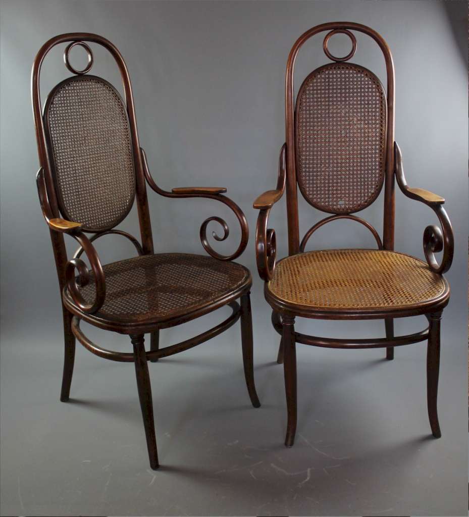 Pair of Thonet carver chairs