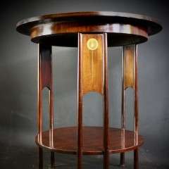 Arts and Crafts circular occasional table