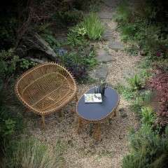  Franco Albini mid century wicker sofa.