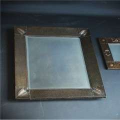 Large arts and crafts mirror , Scottish school