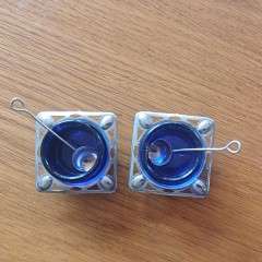  Edwardian silver plated pair of salts