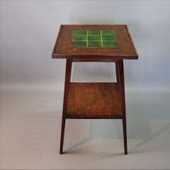 Arts and Crafts tiled top table