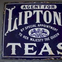 LiptonsTea double sided sign