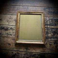 Antique gilt wall mirror