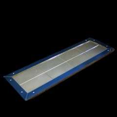  Art Deco Cobalt Blue framed wall mirror