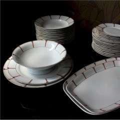  Art Deco Czech part dinner set