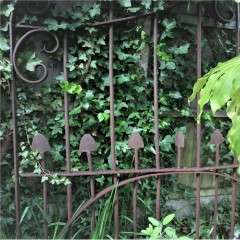 Large art nouveau arts and crafts period gate