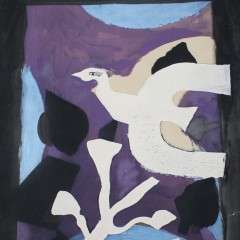 George Braque 1978 Vintage Lithograph Poster