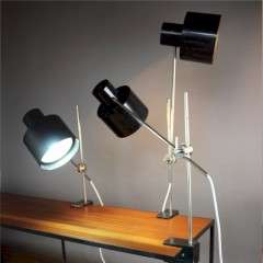 Mid-Century adjustable anglepoise clamp lamp