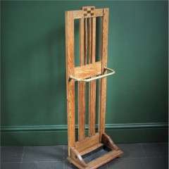 Arts and crafts Glasgow School stick stand by E.A. Taylor